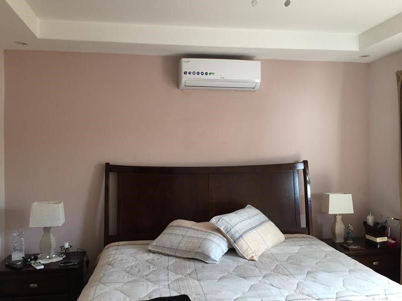 master bedroom with air condition