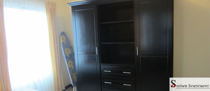Each bedroom with its wardrobe